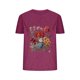 thumbnail image 1 of Blusas de Verano de las Mujeres Flor Impresa Cuello Redondo Manga Corta Superior, Verano Superior de las Mujeres, 1 of 8