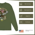 thumbnail image 6 of US Army Eagle Long Sleeve T-shirt 250 Years Anniversary American Veteran DD 214, 6 of 7