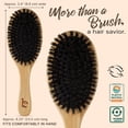 thumbnail image 2 of Cepillo de pelo Beauty de Earth Boar Bristle para mujeres y hombres, 2 of 8