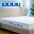 thumbnail image 2 of PEKUR King Zippered Mattress Encasement – Waterproof and Bed Bug Proof Six-Sided Protector, 2 of 6
