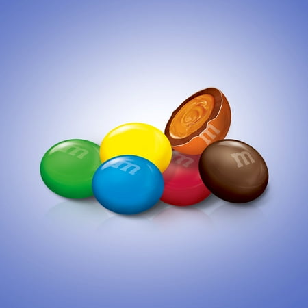 M&M'S Caramel Chocolate Candy Share Size Candy Pouch, 2.83 oz 24 Pack