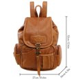 thumbnail image 4 of Mochila escolar para mujer, mochila informal Retro a la moda, mochila de viaje, bolso escolar, 4 of 8