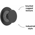 thumbnail image 3 of PopSockets Phone Grip for MagSafe, Magnetic Holder, Phone Stand, Black - Metal Triangle Knurled Black, 3 of 3