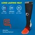 thumbnail image 4 of SAVIOR HEAT Heated Socks for Men Women, Rechargeable Electric Socks for Cold Feet, 4 of 7
