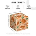 thumbnail image 4 of Lsque Squirrel And Mushroom Printed Tissue Box Cover Holder, Facial Paper Organizer Dispenser,Square with Bottom Belt, PVC Leather Decorative Organizer, 4 of 8