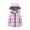 Purple, variant on REDARER Girls Padded Vest Hooded Zip Up Jacket, Winter Warm Insulation Outerwear for Toddlers Kids,11-12 Years