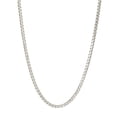 thumbnail image 2 of Italian Sterling Silver 3.3mm Box Chain 16 inches Unisex Rhodium Plated Necklace #219RHs16, 2 of 4