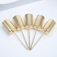 thumbnail image 1 of NUOLUX 5Ud Velas De Hierro Resistente Dorado Para En Fiestas Navideñas, 1 of 8