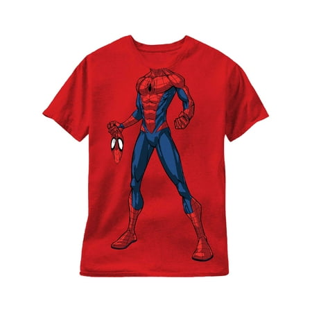 - Short Sleeve Spiderman Costume Tee Shirt (Little Boys)
