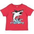thumbnail image 3 of Inktastic Great White Shark Jumping Boys or Girls Toddler T-Shirt, 3 of 5