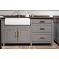 thumbnail image 3 of Utopia Alley 5pcs Tristan Pull Handle - Decorative Cabinet Drop Pull Handles- Vintage Cabinet Hardware with Hand Finished Polished Gold - Metal Drawer Pull Handle, 3.75" Center to Center, 3 of 9