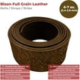 thumbnail image 2 of ELW 6-7 oz. 2.4-2.8mm Straps, Belts, Strips  Olive 1-3/4" X 50" 4.5cm X 127cm  Full Grain Leather Bison Hide DIY Craft Projects, Bag, Chap, Motorcycle, Shoe, Clothing, Jewelry, Wrapping, 2 of 8