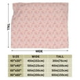 thumbnail image 3 of Wijzvio Pink Nurse Throw Blanket Soft Fuzzy Fleece Blanket For Couch Bed Living Room Decoration 50"X40", 3 of 9
