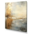 thumbnail image 2 of Designart "Contemporary Beige And Gold River Scenery I" Coastal Ocean Canvas Prints, 2 of 7