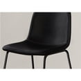 thumbnail image 3 of Monarch Specialties Office Chair, Bar Height, Standing, Computer Desk, Work, Black Leather Look, 3 of 4