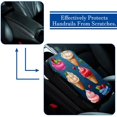 thumbnail image 5 of Ice Cream Soft Comfortable Furry Printed Car Armrest Mat Pad Cover Accessories 12.5x8.2 Inch, 5 of 6