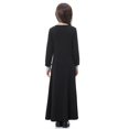 thumbnail image 3 of Musulmana Abayas Flor cinturo Túnica Vestidos Ropa Islámica Para 2XL Baoblaze Vestido de niña musulmana, 3 of 8