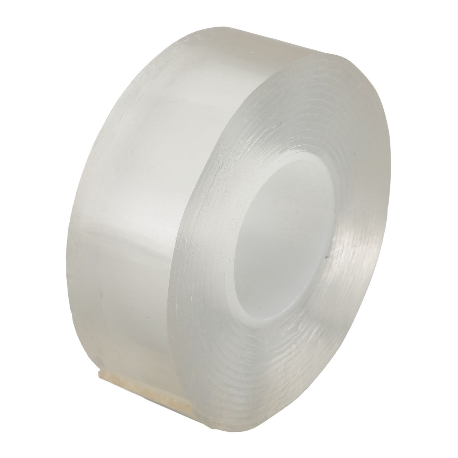 M Buder 4 Rolls Double Sided Mounting Tape 9.8ft / 300 cm Long Each Cuttable Strong Ductility Reusable Transparent Traceless Two Sided Nano Tape for Posters, Home, Office, and Decor