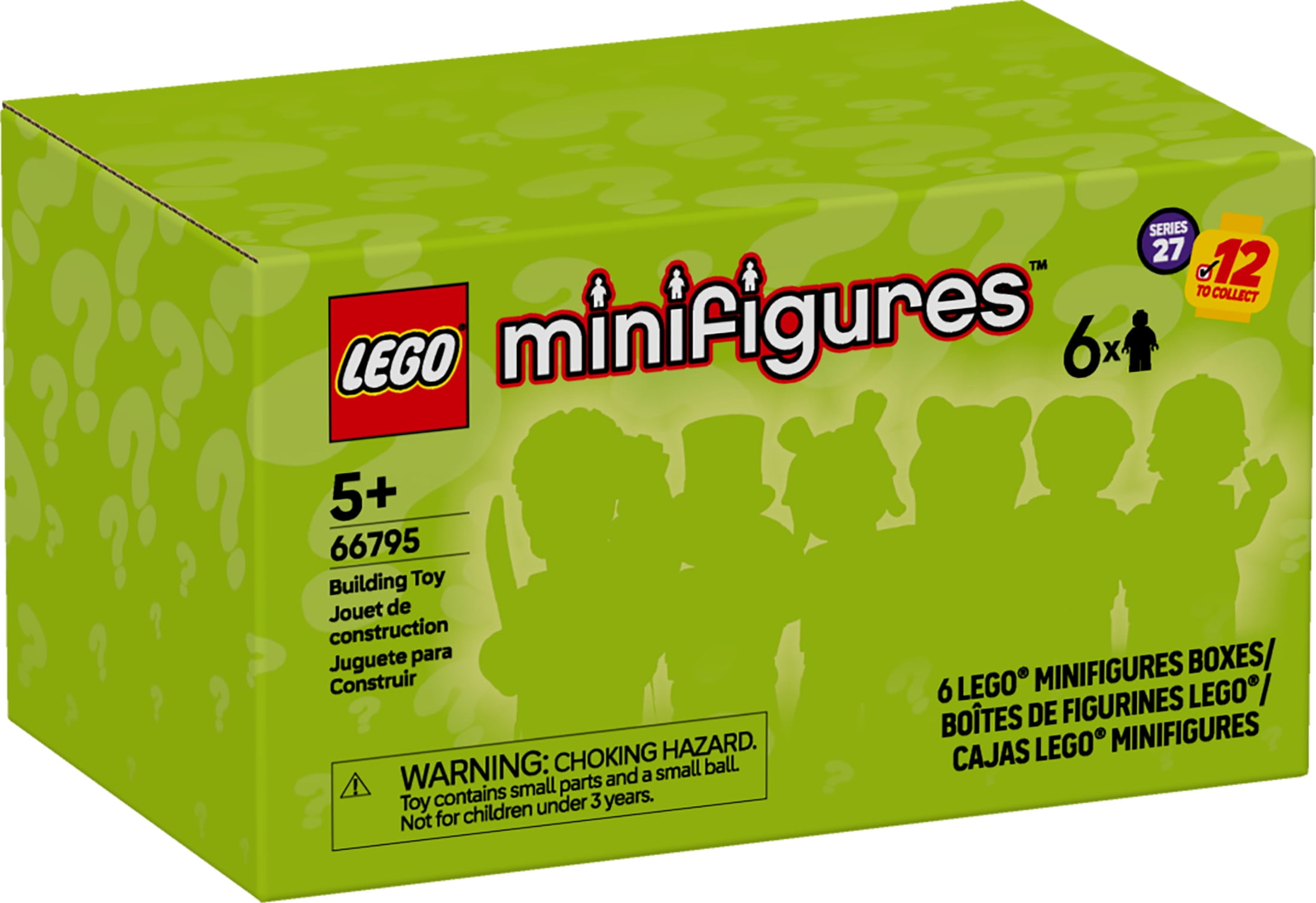 LEGO Minifigures Series 27 6 Pack - Multipack of Collectible Figures for Kids, Boys and Girls, Ages 5+ - Mystery Blind Box of 12 Possible Minifigures - Gift Idea for Birthdays or Events - 66795
