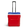 thumbnail image 4 of Igloo 60 QT Laguna Ice Chest Cooler with Wheels, Red White & Blue, 4 of 10