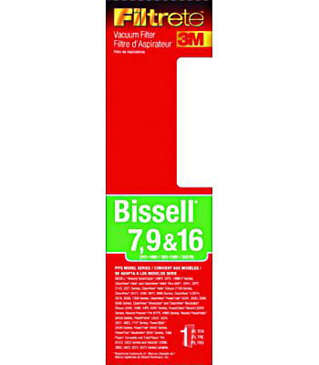 NEW 3M Filtrete Bissell 10-PACK 7/9/16 Vacuum Filter 66807A HEPA cleanview trak 