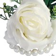 thumbnail image 3 of de rosas y Clips ramillete de muñeca flores graduación Boutonniere para, 3 of 5