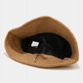 thumbnail image 4 of CoCopeanut Topi Ember Musim Gugur Musim Dingin Topi Nelayan Solid Topi Surya Korduroi Topi Hip-Hop Dapat Dibalik Topi Berburu Dapat Dilipat Topi Memancing untuk Wanita, 4 of 6