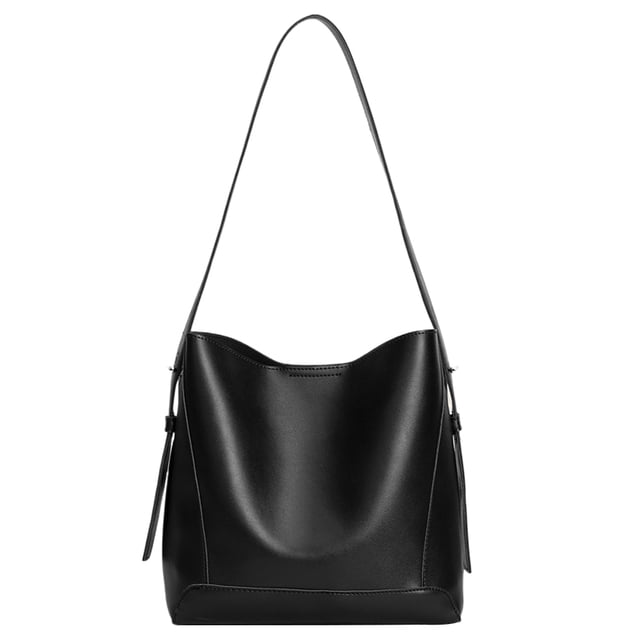 Bolso Bandolera Tipo Cubo para Mujer Hobo Cuero PU Gran Capacidad