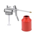 thumbnail image 3 of Unique Bargains Oil Can Pump Oiler,250ML Metal High Pressure Lubrication Bottle Manual Oil Gun With Rigid Spout Thumb Pump Tool  Red, 3 of 4