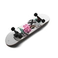 thumbnail image 1 of Patineta Skate Profesional Maple Musa Musa Blanco Llantas Negras, 1 of 5