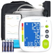 Greater Goods Bluetooth Blood Pressure Monitor, Upper Arm Cuff, App Compatible, 120-Reading Memory, Carrying Case Included