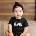thumbnail image 2 of 1st Birthday Spaceship Space Themed T-Shirts with Planets and Stars for 1st Birthday Party Black Shirt 12 Months, 2 of 4