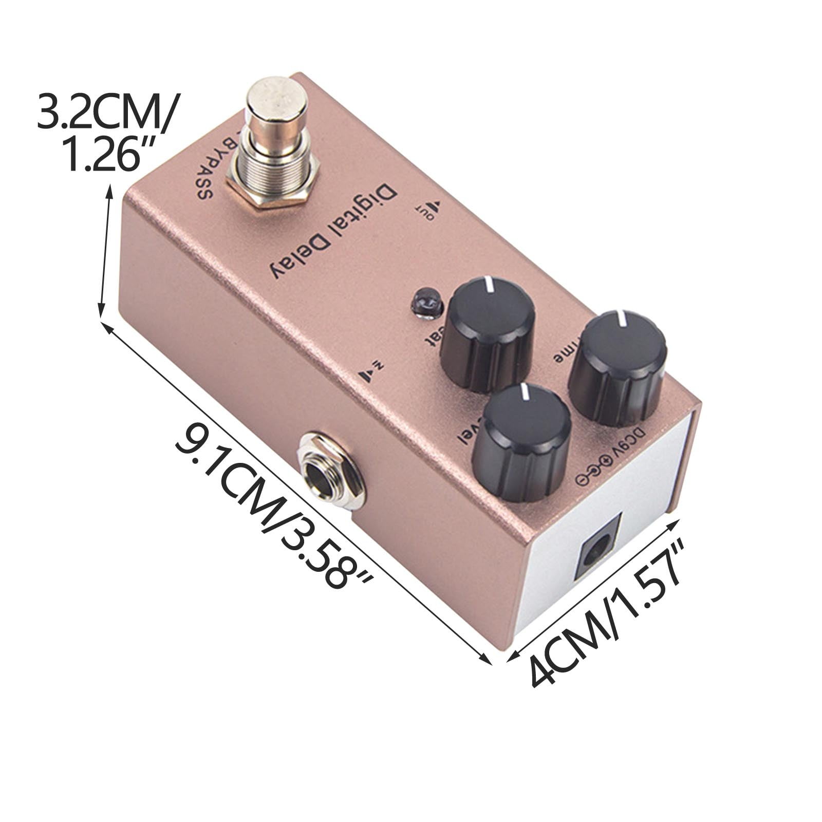 3 Packs Guitar Effects Pedal Metal Distortion Overdrive with Reverb Chorus Sound for Electric Guitar Professional Stage Performance Compact Stompbox Multi Effects Processor