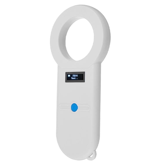 Lector de etiquetas Zulema escáner de Chip Pet para perros gatos cerdo pantalla LCD