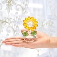 thumbnail image 2 of Figura de girasol de cristal OwnMy, coleccionable con caja de regalo, 2 of 7