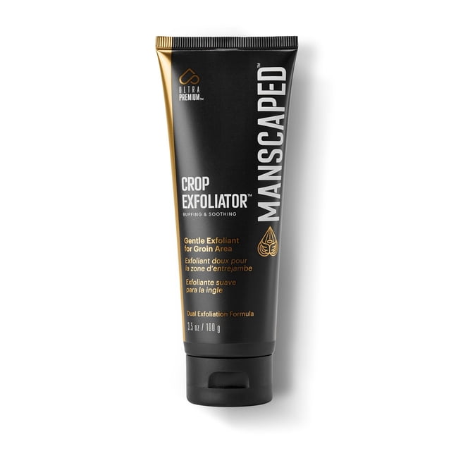 Exfoliante exfoliante MANSCAPED, exfoliante para cultivos, suave para la ingle, 100 ml