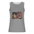 thumbnail image 4 of Cmfcve Men's Summer Oversize Tank Top Simple Versatile Patriotic Tees Sleeveless Round Neck Fitness Undershirt, 4 of 5