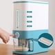 thumbnail image 5 of Fiudx Ofertas de la semana Caja de almacenamiento de baldes para el hogar Cilindro dosificador con tanque de almacenamiento automático de arroz, 5 of 7