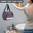 thumbnail image 4 of ZIATUBLE Love Travel Toilet Paper Holder Kitchen Paper Towel Holder Organizer Foldable Paper Towel Storage Container Stain Resistant Paper Pouches for Organization Home Decor, 4 of 7
