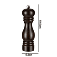thumbnail image 2 of Wooden pepper mill Beech wood pepper mill Color manual pepper mill7 inch brown, 2 of 5