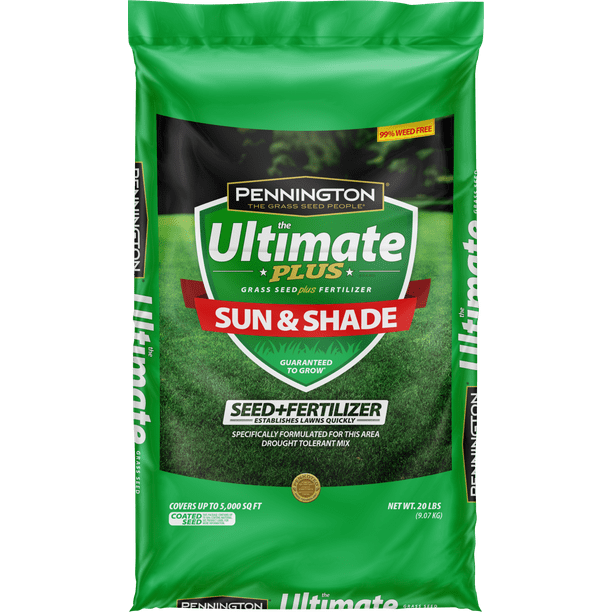 Pennington Ultimate Plus Sun & Shade Northern Grass Seed and Fertilizer