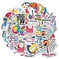 thumbnail image 4 of 35pcs Colorful Stickers Volleyball Sports Stickers Fun Stickers for Laptops Suitcases Notebooks, 4 of 9