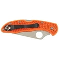 thumbnail image 3 of Spyderco Delica 4 Lightweight Orange FRN Flat Ground PlainEdge Folding Knife, 3 of 3
