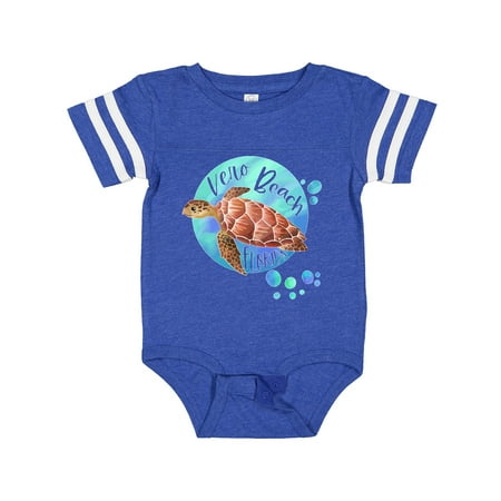 

Inktastic Vero Beach Florida Swimming Sea Turtle with Bubbles Gift Baby Boy or Baby Girl Bodysuit