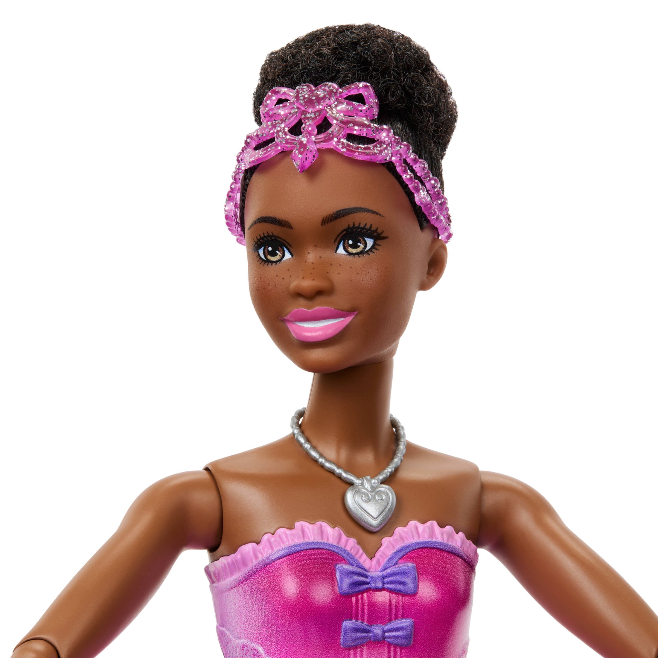 Barbie in the Nutcracker Sugar Plum Doll with Transforming Tutu, Wand & Ballerina Accessories, Brown Hair