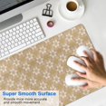 thumbnail image 4 of Long Mouse Pads for Desk,Golden Christmas Pattern Desk Mats on Top Of Desks, Desk Mouse Pad Extra Large with 3mm Non-Slip Base and Stitched Edge for Gaming,Office,Work,Home 31.5x15.7in, 4 of 5