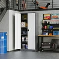 thumbnail image 6 of MIIIKO 71" Metal Storage Locker Metal Garage Locker Cabinets with Locking Door and 5 Adjustable Shelves, Steel Classic Storage Cabinet for Home, School, Office, Garage, 6 of 6