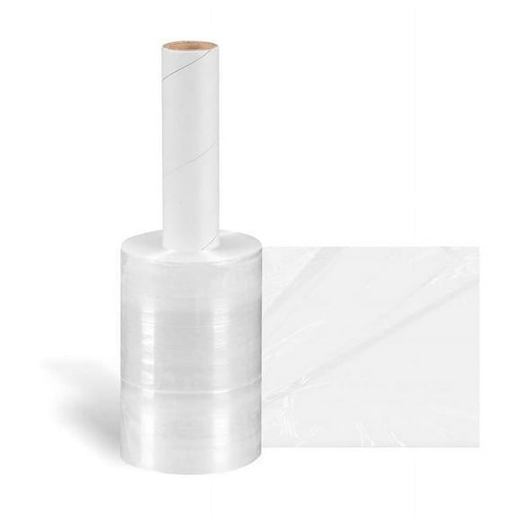 5 in. x 1000 ft. 80 Gauge Cast Stretch Wrap, Clear - Pack of 12