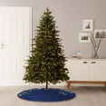 thumbnail image 6 of Sikiie Christmas Blue Christmas Tree Skirt, Christmas Tree Decorations, Christmas Decor, Tree Mat Decoration(30-48IN)-48", 6 of 6
