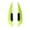 Fluorescent Green, variant on YAHHU 1 Pair Motorcycle Side Winglet Aerodynamic Wing Spoiler Universal for Motorbike Electric Bikes Black 6.3 inches / 16 cm